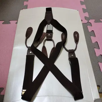 멘즈비기 서스펜더 브라운