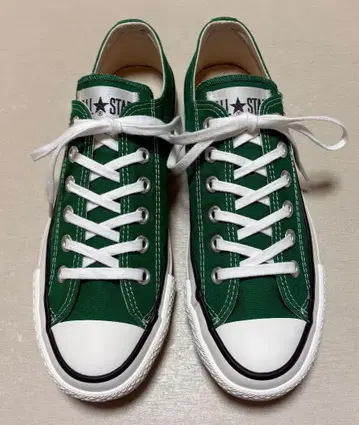 컨버스 일본제 올스타 J 그린 OX 24.5cm