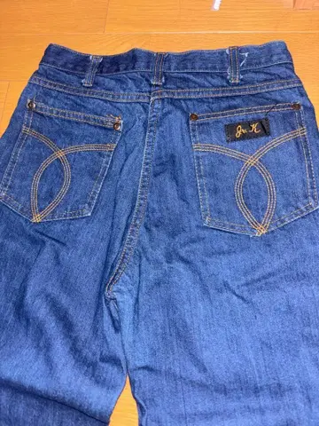 다크 블루 스트레이트 레그 데님