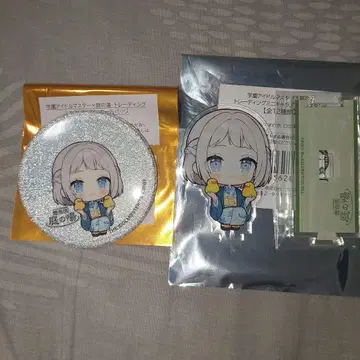 학마스 니와노유 카츠라기 리리야 아크릴 스탠드 캔뱃지 2개 세트