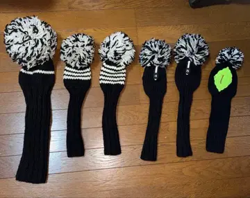 총액 9만 엔 초 럭셔리 인기 Jan Craig 니트 골프헤드커버 세트