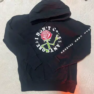 [ X-girl ] 후드티 블랙