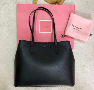 케이트 스페이드 플라워 꽃무늬 블랙 토트백