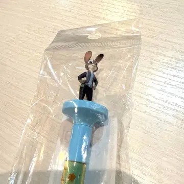 [ 미사용 새상품 ] 극장 한정판 주토피아2 주디 마스코트 볼펜 파랑