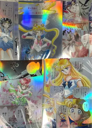 세일러문 카페 오로라 클리어 파일 내부 전사 마즈 비너스