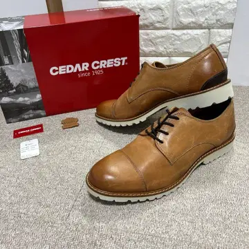 CEDAR CREST 브라운 캐주얼 슈즈 미사용 새상품 (천연 가죽)