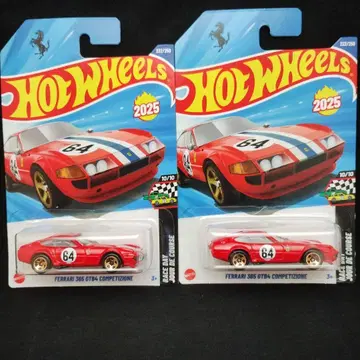 핫휠 페라리 365 GTB4 컴페티치오네 카드바리 2대