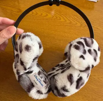 디즈니 레오파드 무늬 귀도리