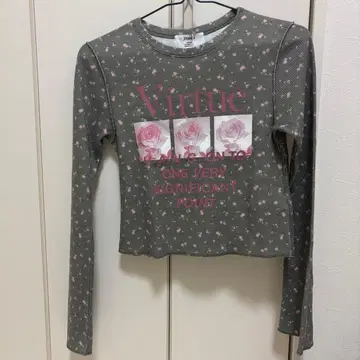 그런지 와플 롱T 카키