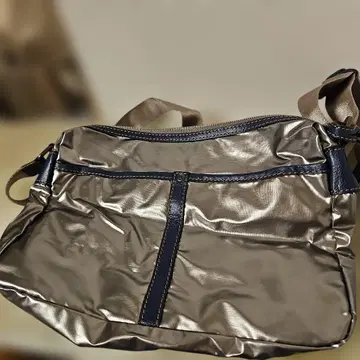 LIMONTA 실버 나일론 숄더백