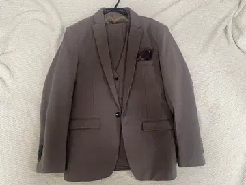 브라운 정장 세트 ( 블레이저 베스트 팬츠 치프 )