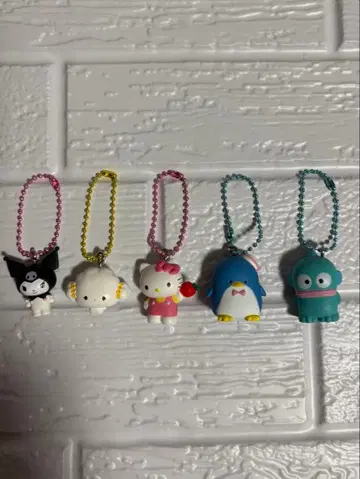 산리오 캐릭터 마스코트 5점