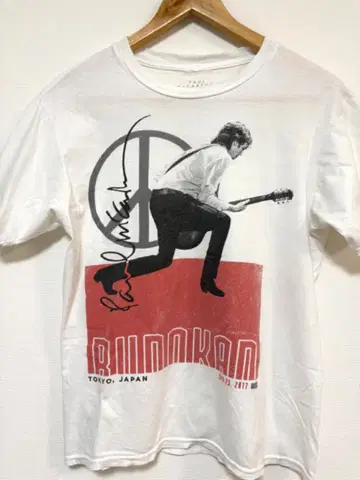 [레어] 폴 매카트니 일본 무도관 2017년 T셔츠 S사이즈