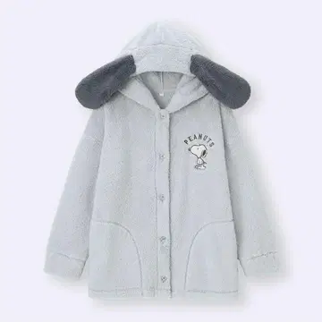 스누피 마쉬멜로우 필 후드티 그레이