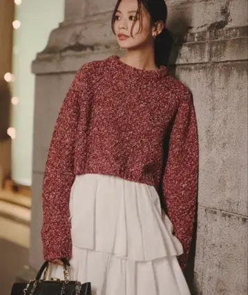 [ anuans ] 믹스얀 니트탑