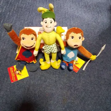 오자루의 조지 봉제 인형 3체 세트