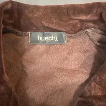 huschi 브라운 집업 자켓