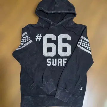 VANS #66 SURF 블랙 후드티 M 사이즈