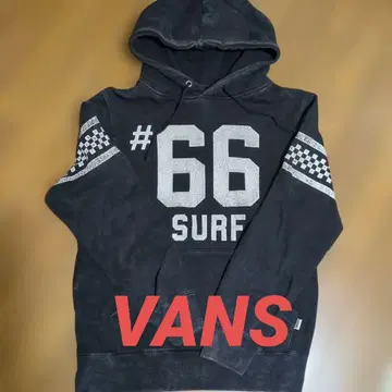 VANS #66 SURF 블랙 후드티 M 사이즈