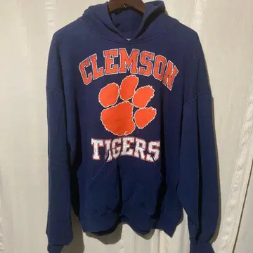 Clemson Tigers 클렘슨 대학 칼리지 후드티 빈티지