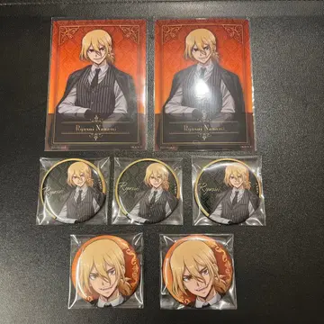 점프 페스타 Dr.Stone 캔뱃지 브로마이드 류스이 블랙 슈트