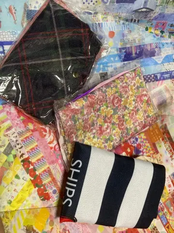 부록 4종 세트 로리즈팜 어른 체크 무늬 체크 백