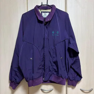 St Andrews 구제 의류 블루종