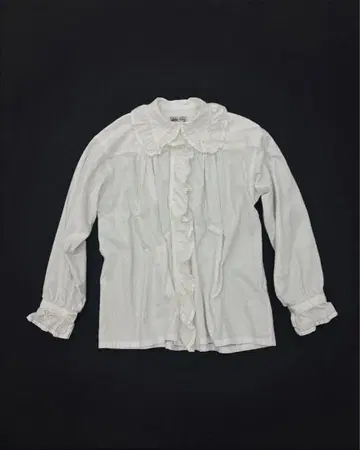 LULU vintage 트윌 나이트 블라우스