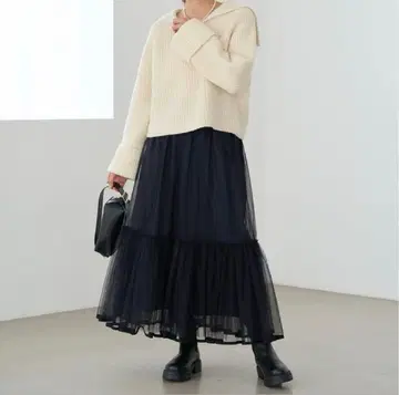 IENA 리본 튜튜 스커트 36 사이즈