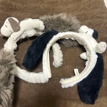 스누피 머리띠 2개 세트