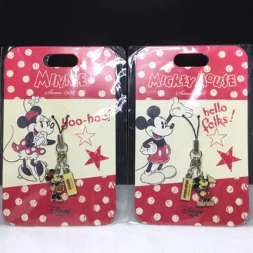 디즈니 미키 미니 레트로풍 스트랩