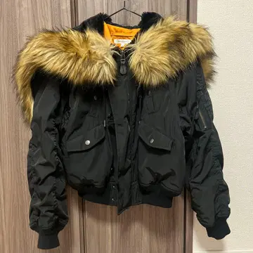 MOUSSY N2B MA-1 플라이트 자켓 y2k 블랙