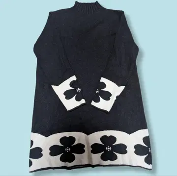 Aroma 디자인 니트 튜닉