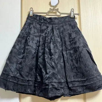 evelyn 자카드 플레어 스커트