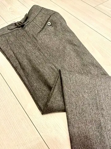 PT TORINO 와이드 슬랙스 플란넬 그레이 사이즈 42