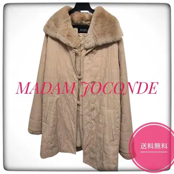 마담 조콘다 충전솜 코트 퀼팅 M 사이즈 베이지 새상품급
