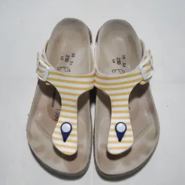 BIRKENSTOCK 스트라이프 플립플랍 36