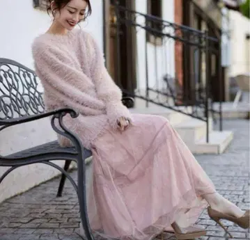 [ 새상품급 ] emiriawiz 에밀리아 위즈 튤 롱 스커트