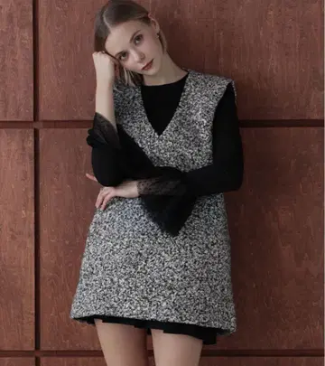 meraki 부클레 점퍼 스커트 원피스 여성용