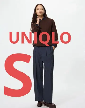 네이비 와이드 팬츠 L 사이즈