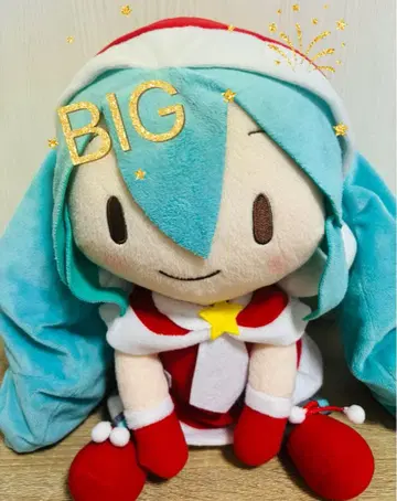 하츠네 미쿠 메가 점보 복슬복슬 봉제 인형 크리스마스 VOCALOID