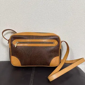 에트로 가죽 숄더백 브라운