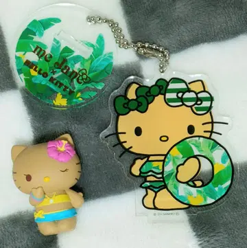 헬로키티 비치 아크릴 키링 일광화상 키티