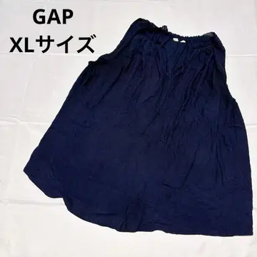 [ XL 사이즈 ] GAP 슬리브리스 셔츠 갭 네이비 심플