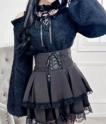 MARS 오프숄더 니트