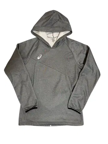 ASICS 후드 부착 자켓 XL 그레이