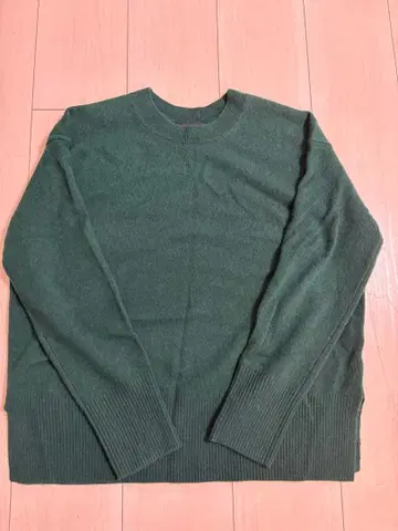 BANANA REPUBLIC 메리노 캐시미어 블렌드 스웨터 S 그린