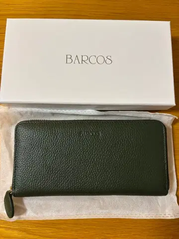 BARCOS 다크 그린 장지갑