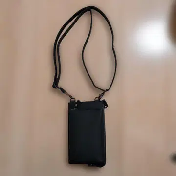 에임리스 방수 블랙 숄더 스마트폰 백