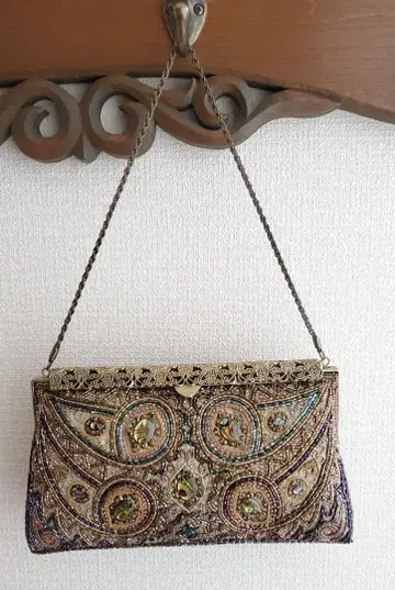 파티 백 조개 세공 비즈